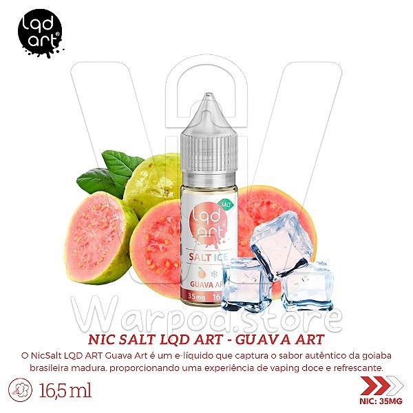 NicSalt LQDART 16,5ml / 35mg - Guava Art