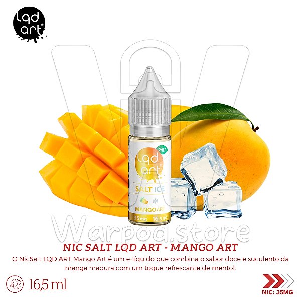 NicSalt LQDART 16,5ml / 35mg - Mango Art