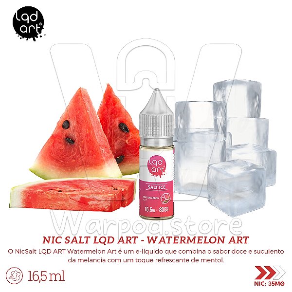 NicSalt LQDART 16,5ml / 35mg - Watermelon Art