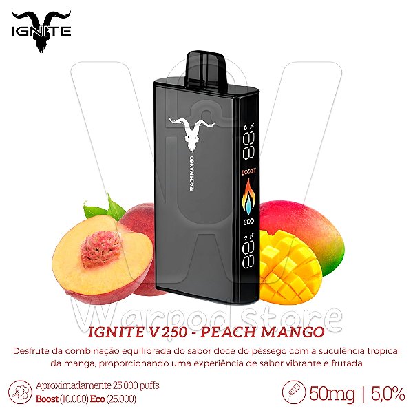 Pod Desc Ignite V250 25.000 - Peach Mango