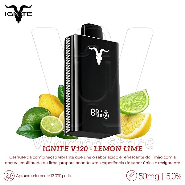 Pod Desc Ignite V120 12.000 - Lemon Lime