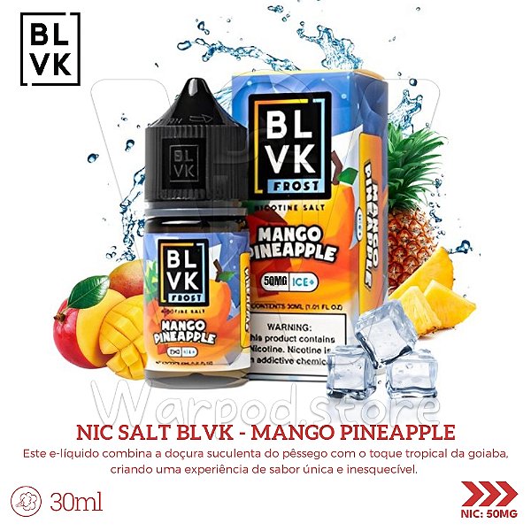 Nic Salt Blvk Frost 30ml / 50mg - Mango Pineapple