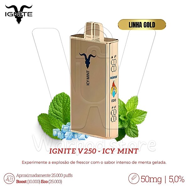 Pod Desc Ignite V250 25.000 (GOLD) - Icy Mint