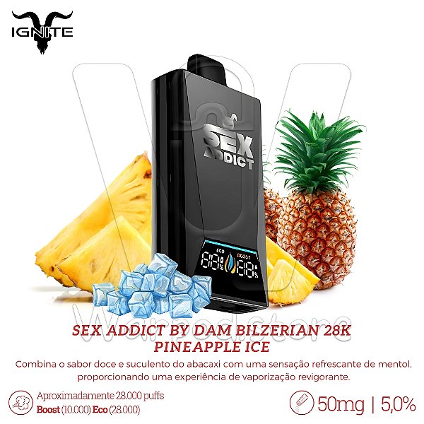 Pod Desc Sex Addict by Dam Bilzerian 28.000 - Pineapple Ice