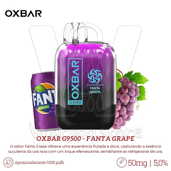 Pod Desc Oxbar G9.500 - Fanta Grape