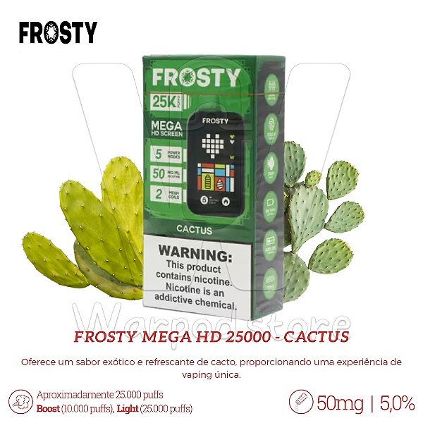 Pod Desc Frosty Mega HD 25.000 - Cactus
