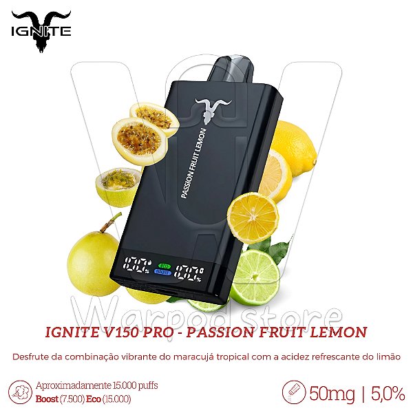 Pod Desc Ignite V150 15.000 - Passion Fruit Lemon