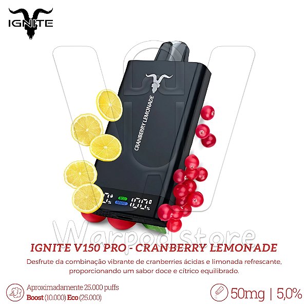 Pod Desc Ignite V150 15.000 - Cranberry Lemonade
