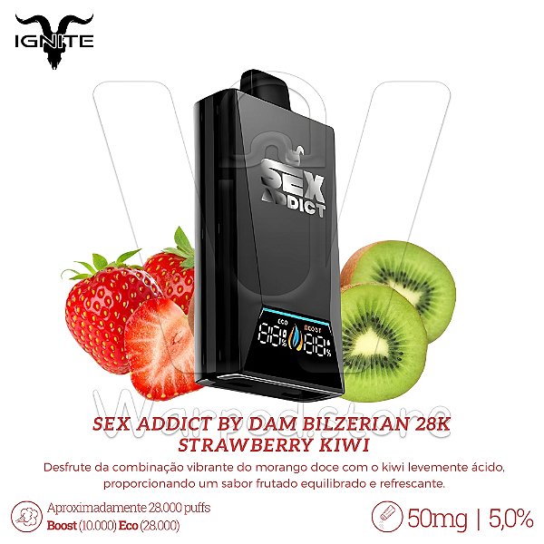 Pod Desc Sex Addict by Dam Bilzerian 28.000 - Strawberry Kiwi