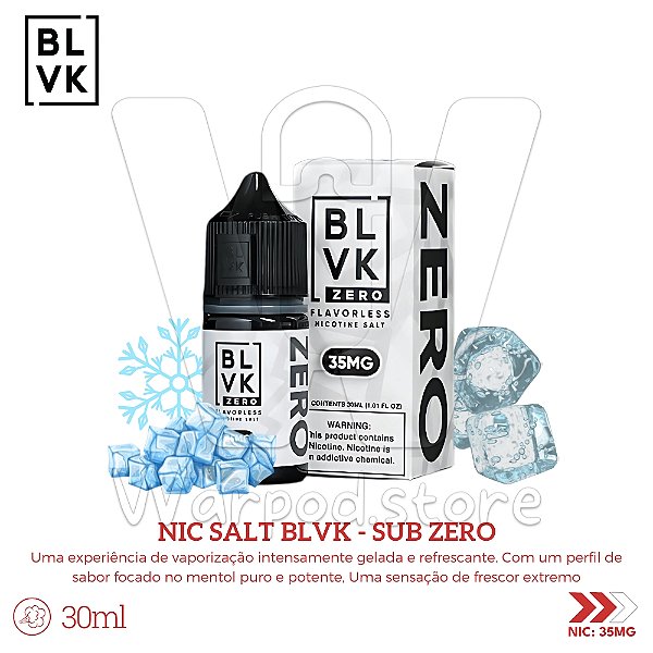 Nic Salt Blvk Sub Zero 30ml / 35mg - Subzero