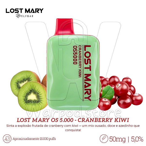 Pod Desc Lost Mary OS 5.000 - Cranberry Kiwi