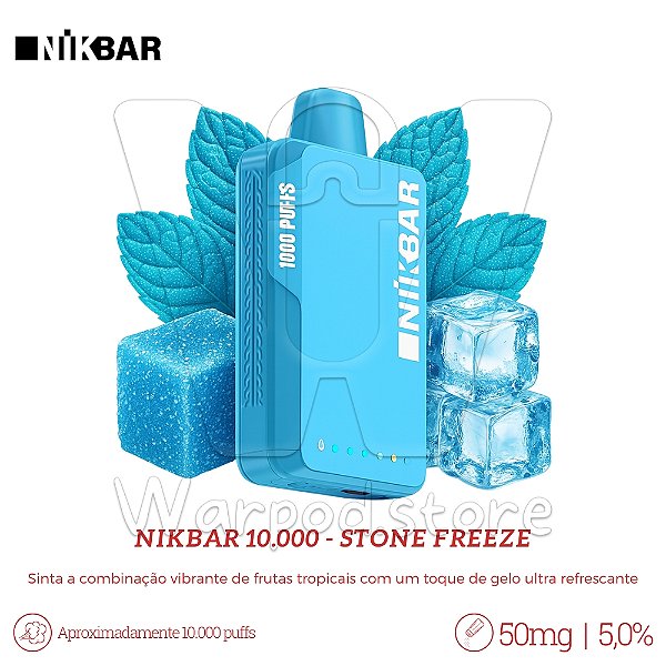 Pod Desc Nikbar 10.000 - Stone Freeze