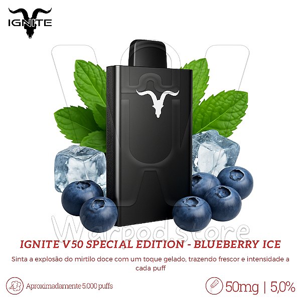 Pod Desc Ignite V50 Special Edition 5.000 - Blueberry Ice