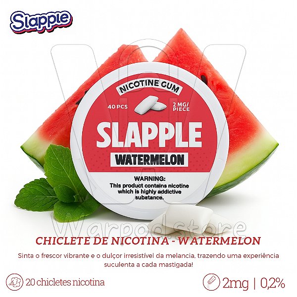 Nicotine Gum Slapple - Watermelon