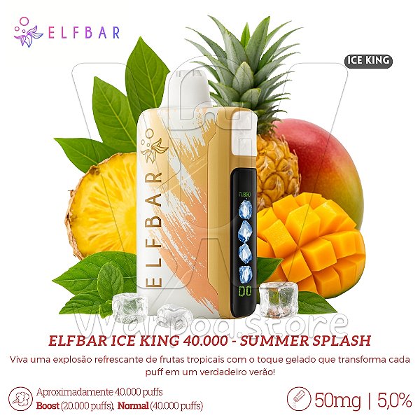 Pod Desc Elfbar Ice King 40.000 - Summer Splash