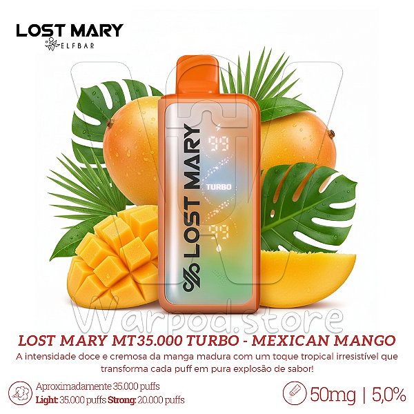 Pod Desc Lost Mary MT35.000 Turbo - Mexican Mango
