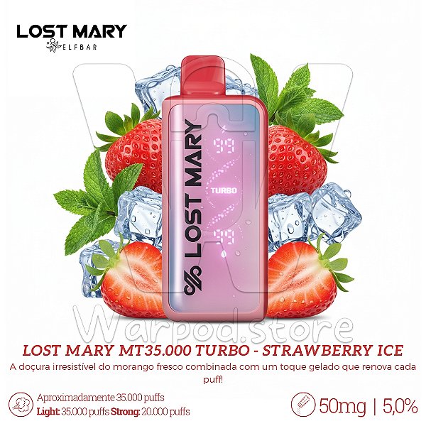 Pod Desc Lost Mary MT35.000 Turbo - Strawberry Ice