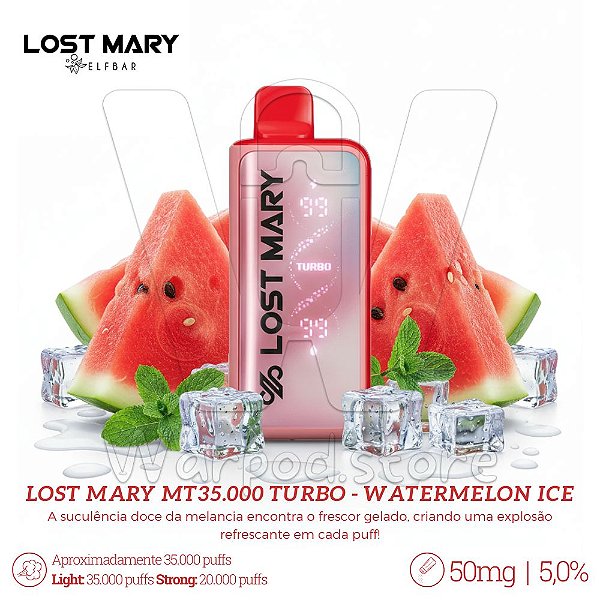 Pod Desc Lost Mary MT35.000 Turbo - Watermelon Ice