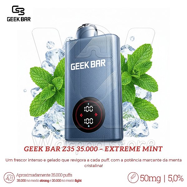 Pod Desc Geek Bar Z35.000 - Extreme Mint