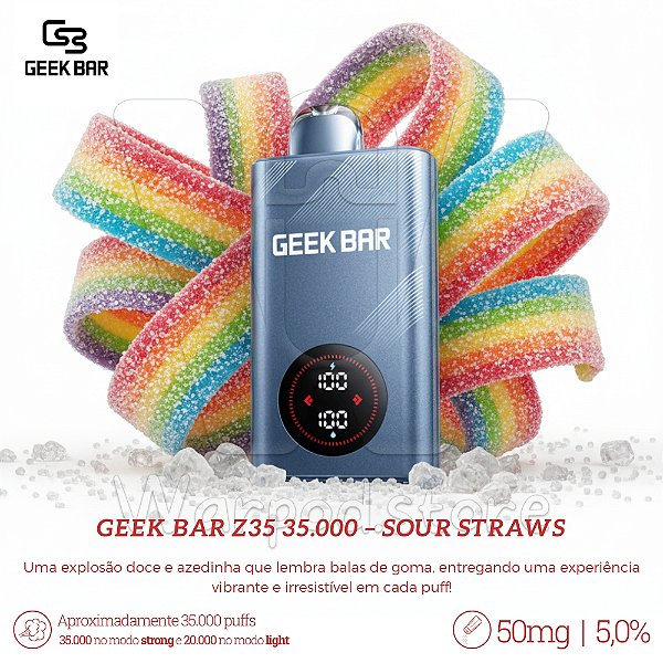 Pod Desc Geek Bar Z35.000 - Sour Straws