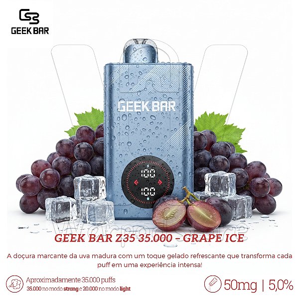 Pod Desc Geek Bar Z35.000 - Grape Ice