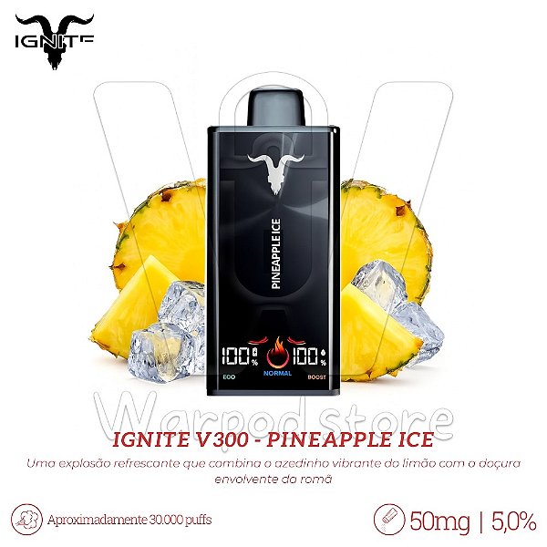 Pod Desc Ignite V300 30.000 - Pineapple Ice