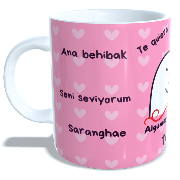 Caneca Branca Namorados