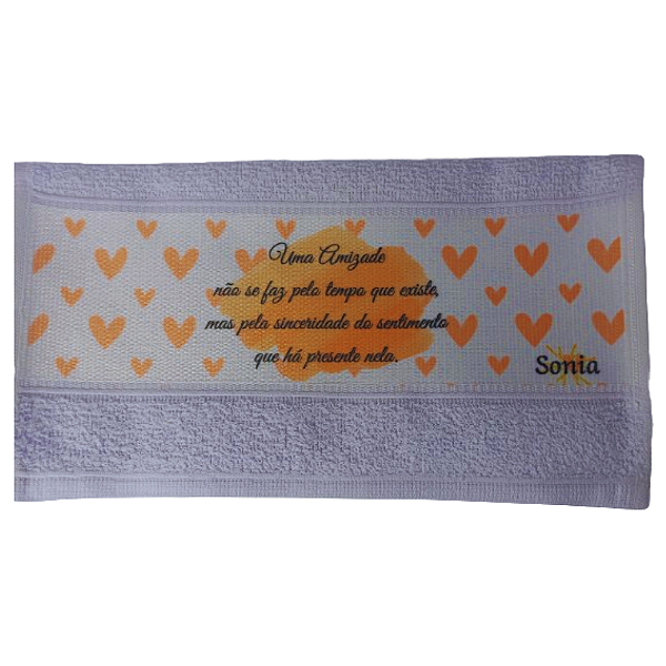 Toalha de Mão Personalizada