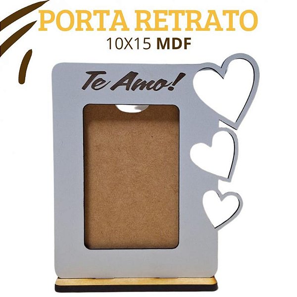 PORTA RETRATO DETALHES 3 CORAÇÕES