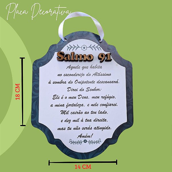 Placa Salmo 91