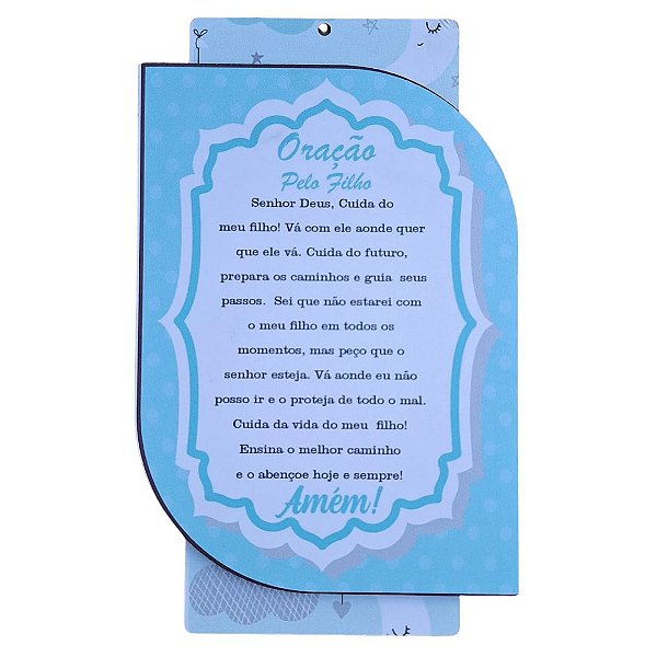 Placa Oração Filho