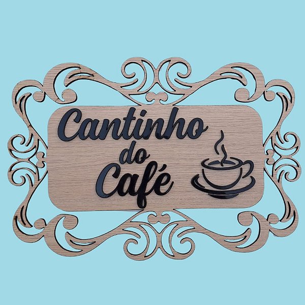 Placa cantinho café