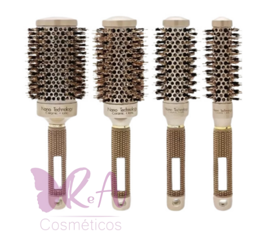 ESCOVA DE CABELO NANO CERÂMICA MOFASHI PROFISSIONAL