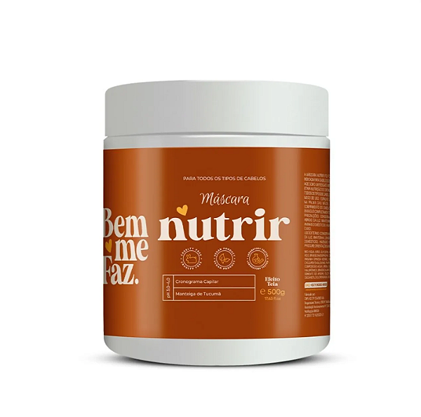 Máscara Nutrir Cronograma Capilar Bem Me Faz 500g