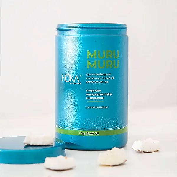MÁSCARA DE RECONSTRUÇÃO E NUTRIÇÃO CAPILAR MURUMURU 1KG HOKA