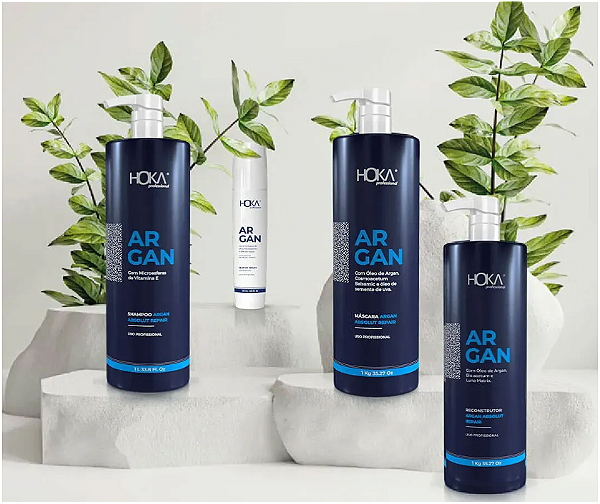 KIT ARGAN ABSOLUT REPAIR PROFISSIONAL HOKA + BRINDE