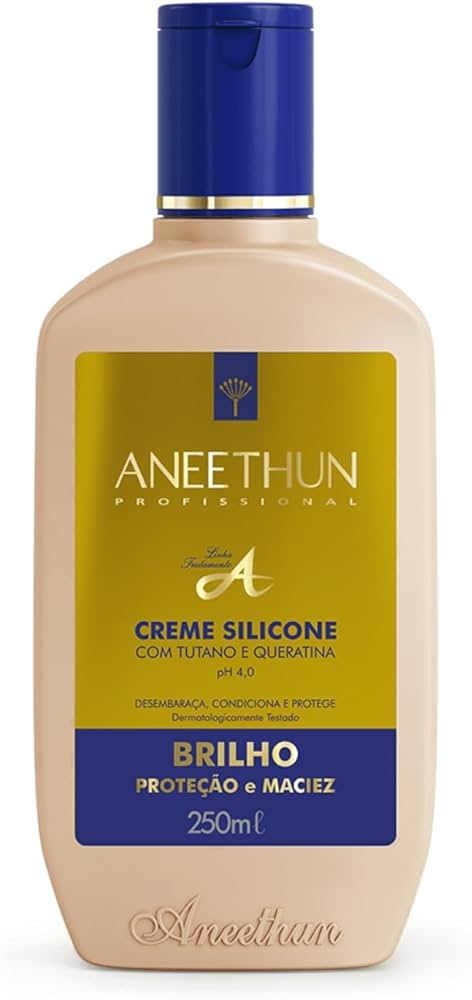 Aneethun Linha A Silicone com Tutano e Queratina - Creme Capilar 250ml