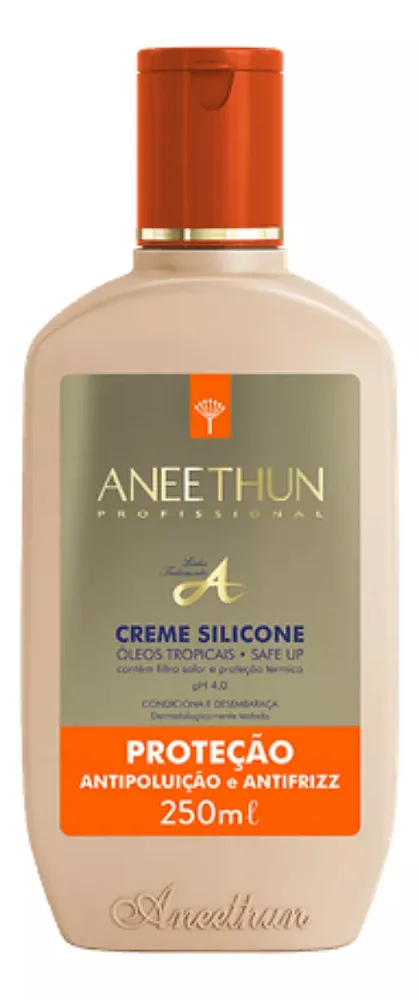 Creme Silicone Proteção Térmica E Antifrizz Linha A Aneethun