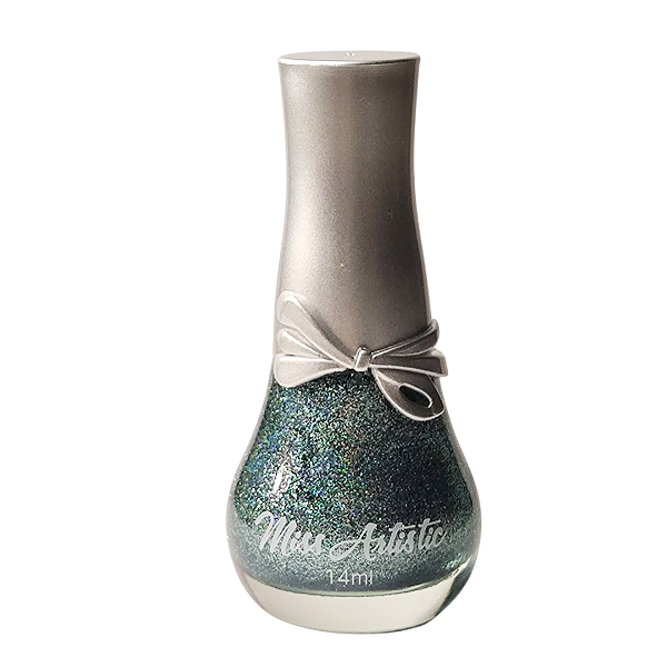 MISS ARTISTIC - Esmalte Glitter - Lacinho - B711 - 14ml