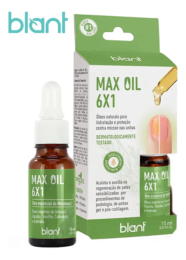 Blant Max Oil 6x1 Óleo Nutritivo Para Unhas 15ml