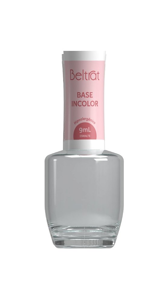 Base Incolor Beltrat 9ml – Proteção e Brilho Para as Unhas