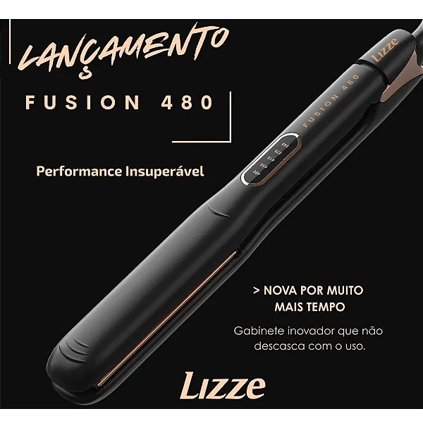 Prancha Profissional Lizze Fusion 480 - 220v