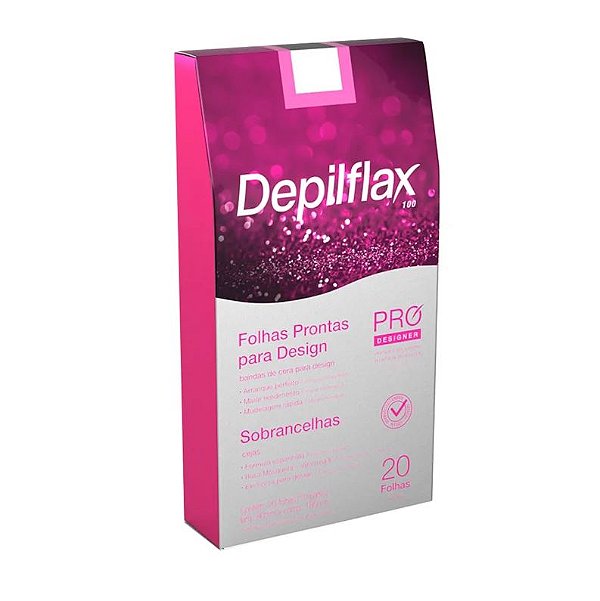 Folhas Prontas Para Design De Sobrancelhas Depilflax - 20un