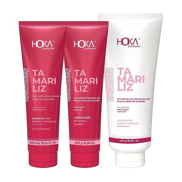 Kit Restauração e Fortalecimento Capilar Pós Química Tamariliz Hoka