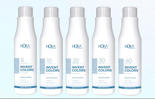 Oxidante Cremoso HOKA Professional Linha Invent Colors 900ml