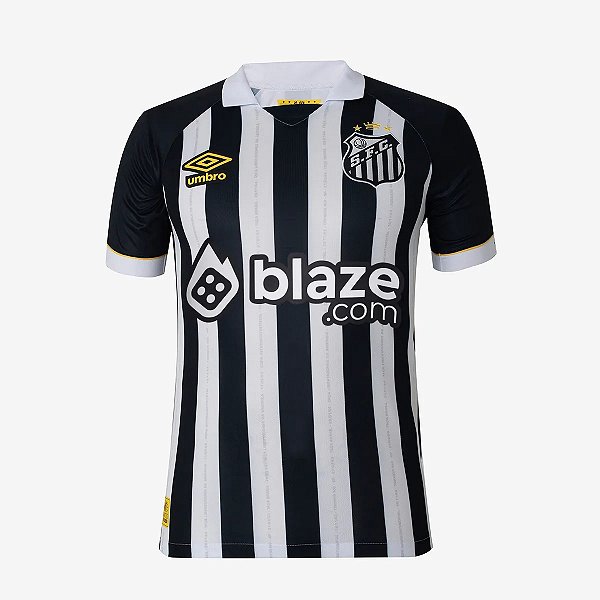 Camisa Masculina Umbro Santos Oficial 2 2023 (Classic S/N)