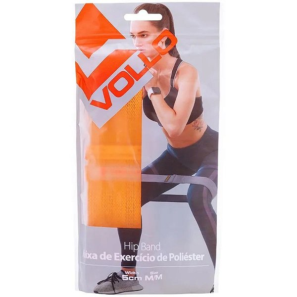 Faixa Elástica HIP BAND de Poliéster- Vollo