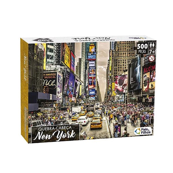Quebra-Cabeça New York (Time Square) - 500 peças