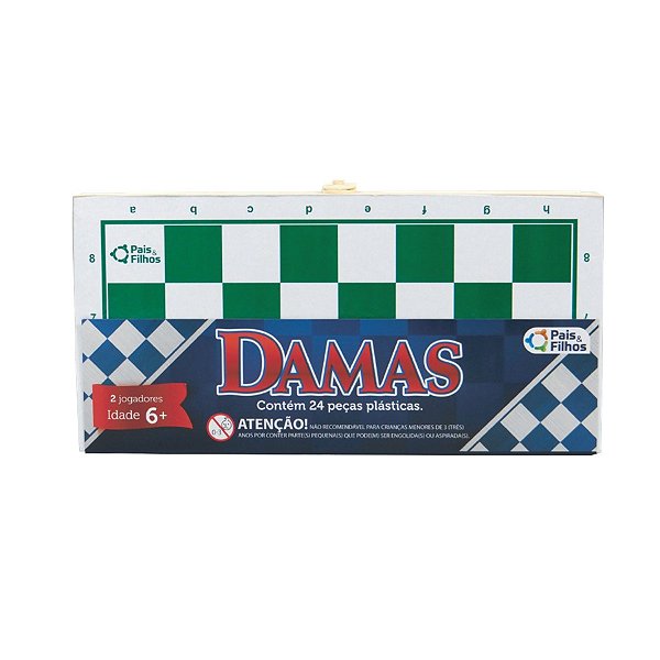 Damas - Estojo de Madeira-  PAIS&FILHOS