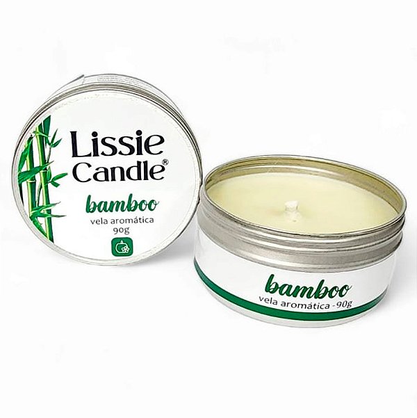 Vela Bamboo 90g - Vela Aromática Perfumada